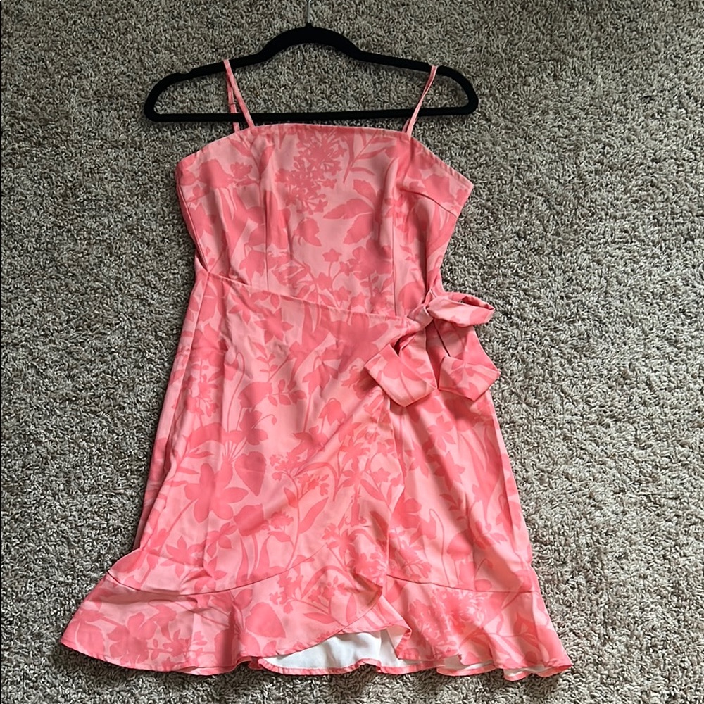🤍NEW Pink Floral Sleeveless Dress size Small